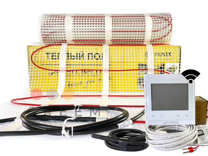 Нагревательный мат In-Therm ECO + Wі-Fi терморегулятор. Комплект ...