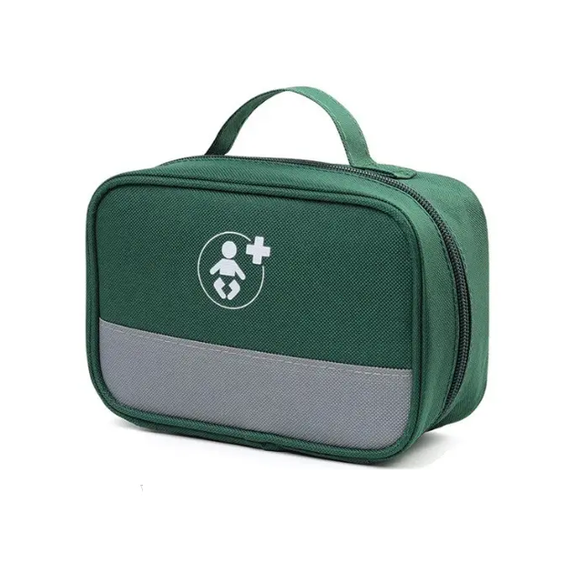 Аптечка сумка органайзер компактна портативна для медикаментів подорожей будинку 19х8х13 см (474869-Prob) Зелена - зображення 1