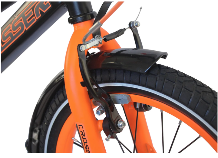 Велосипед двоколісний ROCKY CROSSER 14" з корзиною Помаранчевий (DCSA104) - зображення 4