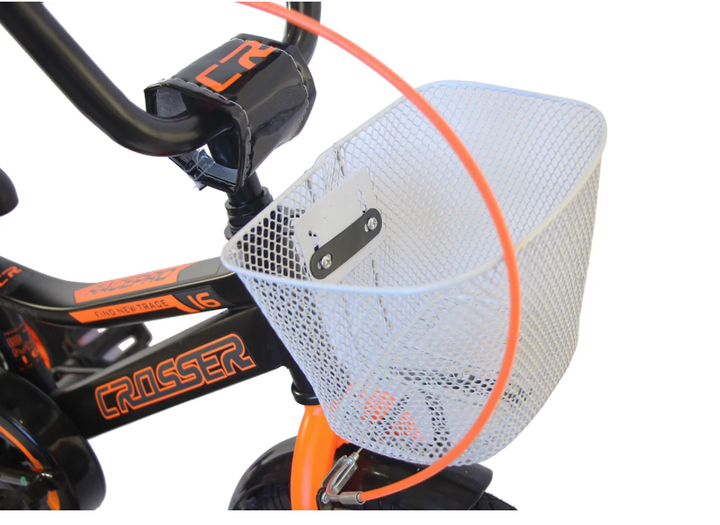 Велосипед двоколісний ROCKY CROSSER 14" з корзиною Помаранчевий (DCSA104) - зображення 9