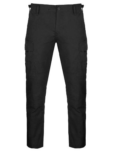 Тактические брюки Mil-Tec Teesar RipStop BDU Slim Fit black 11853102-ХL - изображение 1