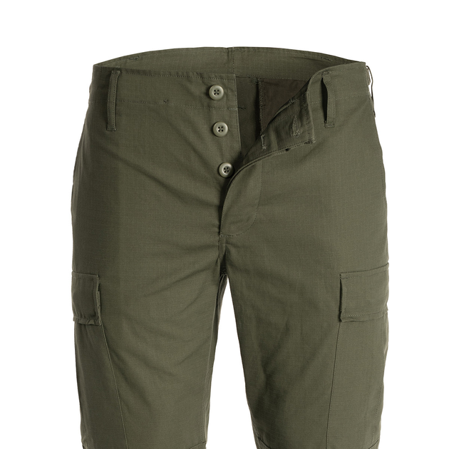 Тактические брюки Mil-Tec Teesar RipStop BDU Slim Fit Olive 11853101-S - изображение 2