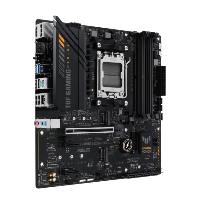 Материнская плата игровая Asus TUF GAMING A620M-PLUS Socket AM5/MicroATX/4хDDR5 DIMM - Фото 1 Материнская плата игровая Asus TUF GAMING A620M-PLUS Socket AM5/MicroATX/4хDDR5 DIMM - изображение 1