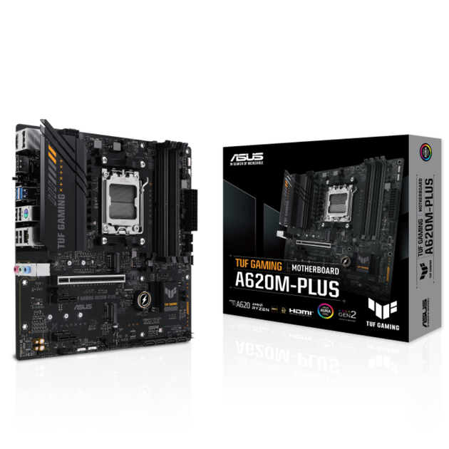 Материнская плата игровая Asus TUF GAMING A620M-PLUS Socket AM5/MicroATX/4хDDR5 DIMM - Фото 4 Материнская плата игровая Asus TUF GAMING A620M-PLUS Socket AM5/MicroATX/4хDDR5 DIMM - изображение 4