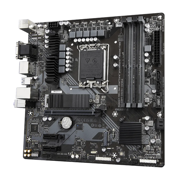 Материнская плата Gigabyte B760M DS3H DDR4 Socket 1700/MicroATX/4хDDR4 DIMM - изображение 2