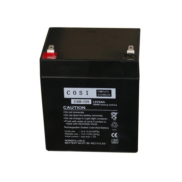 Аккумуляторная батарея Cosi CSB-125 12V 5Ah (NV820962) AGM - изображение 1