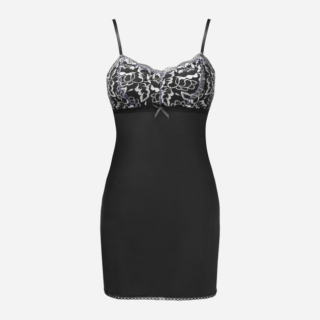 Еротичний комплект (пеньюар + трусики-стринги) LivCo Corsetti Fashion Gavrilann LC 99245 S/M Чорний (5902143681052) - зображення 5