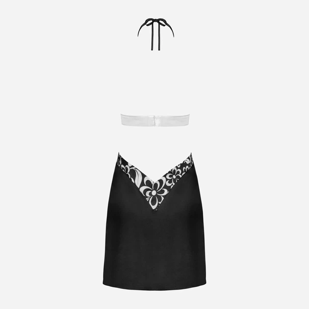 Komplet erotyczny (halka + figi stringi) LivCo Corsetti Fashion Lalima LC 13428 S Black (5907996380244) - obraz 4