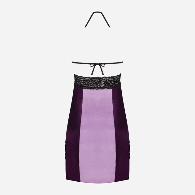 Komplet erotyczny (halka + figi stringi) LivCo Corsetti Fashion Yasti LC 13431 S Fioletowy (5907699449637) - obraz 3