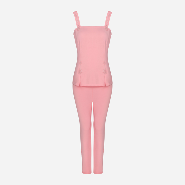 Піжама (топ + штани) LivCo Corsetti Fashion Kame LC 50002 XL Рожева (5907996380473) - зображення 2