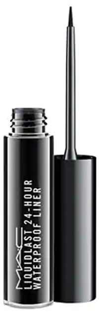 Eyeliner M.A.C Point Black Liquidlast 24 Hour Liner 2.5 ml (773602543908) - obraz 1