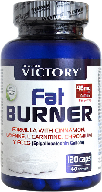 Spalacz tłuszczu Weider Victory Fat Burner 120 k (8414192305591) - obraz 1