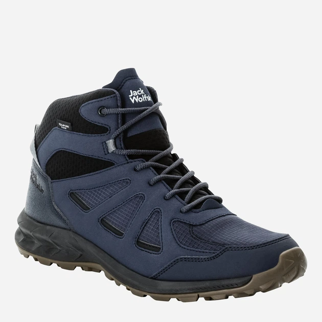 Мужские демисезонные ботинки для треккинга с мембраной Jack Wolfskin Woodland 2 Texapore Mid M 4051261-1010 41 (7.5UK) 26 см (4064993833911) - изображение 2