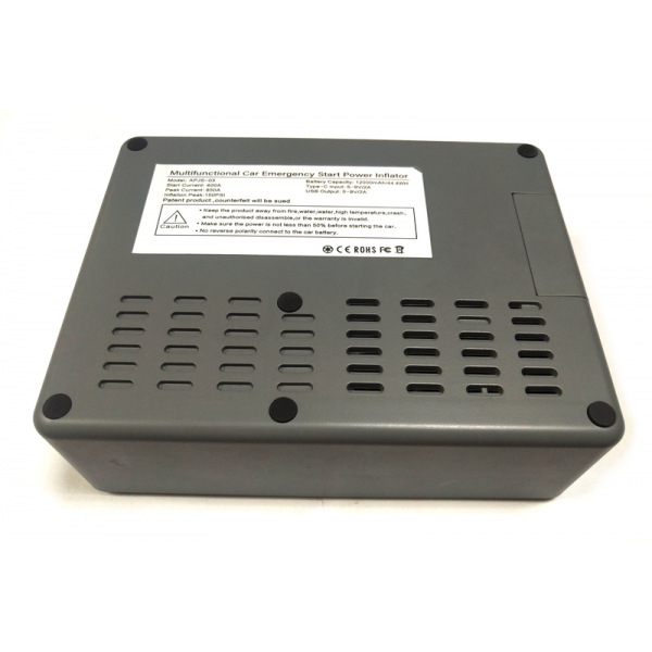 Пуско-зарядное устройство для автомобиля, VHG APJS-03 850А 12В 1200 мАч, с компрессором, Grey - изображение 5