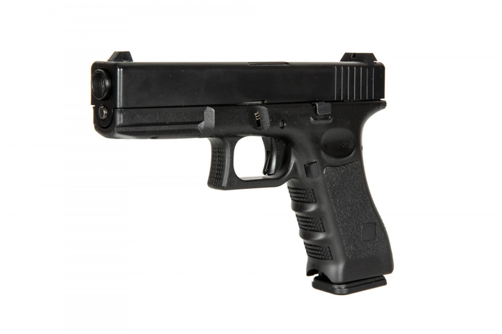 Страйкбольний пістолет D-Boys Glock 17 Gen.3 721 Green Gas Black - зображення 2