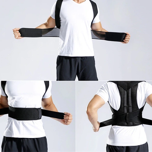 Коректор постави корсет для спини (ортопедичний коригуючий жилет) Back support belt XL - зображення 4