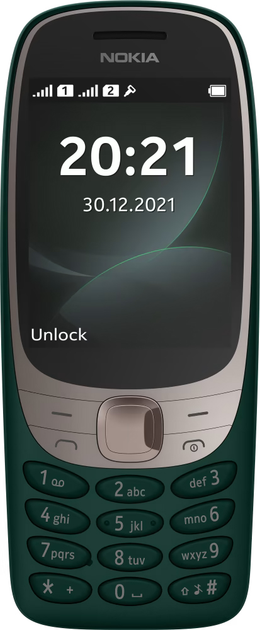 Мобільний телефон Nokia 6310 Dual Sim Green - зображення 2