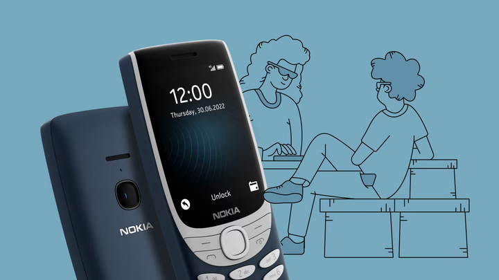Telefon komórkowy Nokia 8210 4G DualSim Dark Blue (TA-1489 DS PL BLUE) - obraz 4
