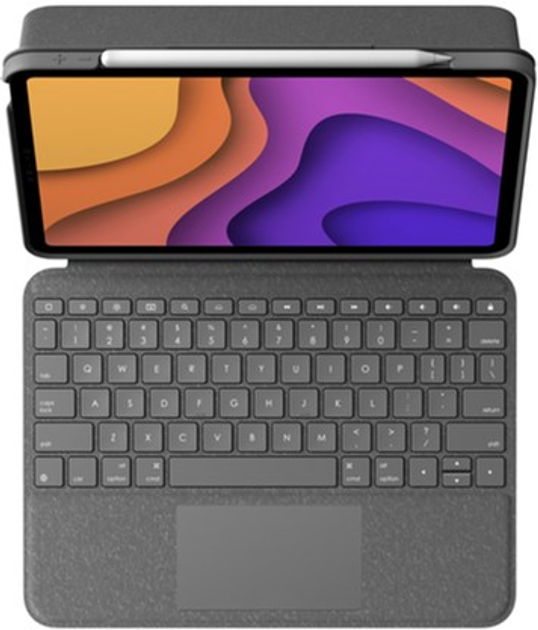 Etui na klawiaturę Logitech Folio Touch for iPad Air 10.9'' 4th 5th Gen Oxford Grey (920-010121) - obraz 4