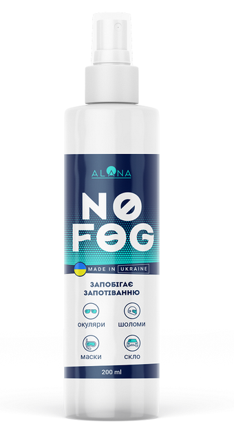 Спрей жидкость для оптики, очков, линз ,200 мл Alana No Fog от ...