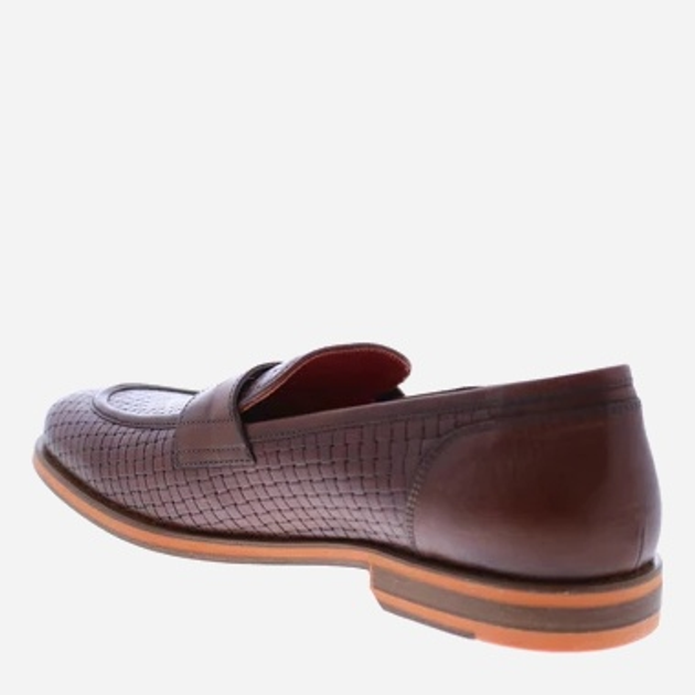 Loafersy męskie skórzane Geox U927CA06R1J-C6003 42 28 cm Brązowe (8058279796935) - obraz 3