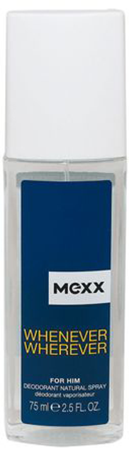 Perfumowany dezodorant w sprayu Mexx Whenever Wherever dla Niego 75 ml (3614228222204) - obraz 1