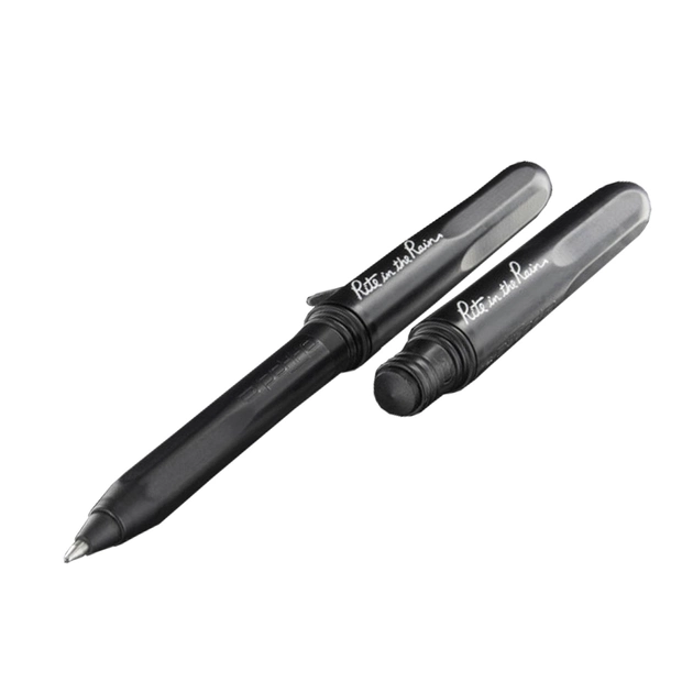 Всепогодна кишенькова ручка Rite in the Rain All-Weather Pocket Pen, Чорне чорнило, 2шт Чорний 2000000103372 - зображення 2