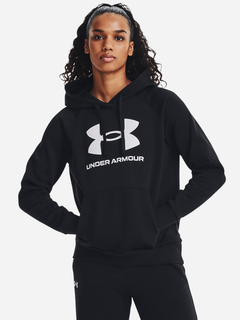 Акція на Худі тепле жіноче Under Armour Rival Fleece Big Logo Hdy 1379501-001 M від Rozetka