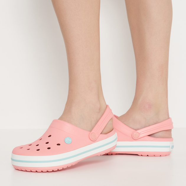 Женские кроксы Crocs Crocband Clog 11016-7H5 37-38 (M5/W7) 23 см Melon ...