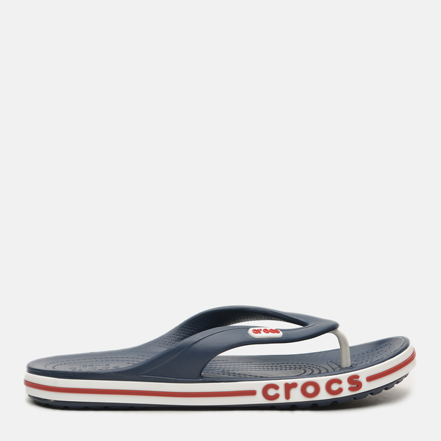 Мужские вьетнамки Crocs Bayaband Flip 205393-4CC 41-42 (M8/W10) 26 см Navy/Pepper (1914481902908_1914481894920) 