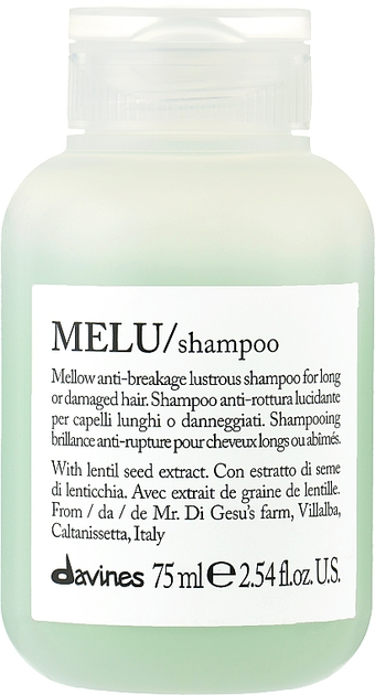 Шампунь для ломких волос - Davines Melu Shampoo Anti-Rottura Lucidante ...