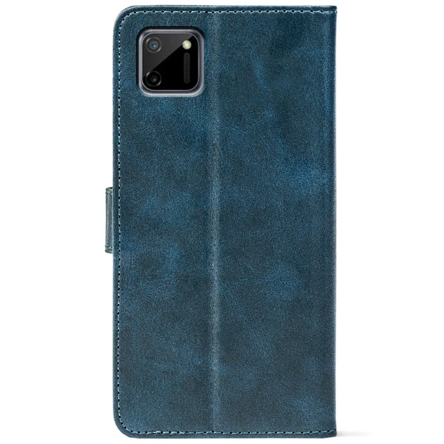 Чохол-книжка Crazy Horse Clasic для Realme C11 Dark Blue (Front) (47692) - Фото 3 Чохол-книжка Crazy Horse Clasic для Realme C11 Dark Blue (Front) (47692) - зображення 3