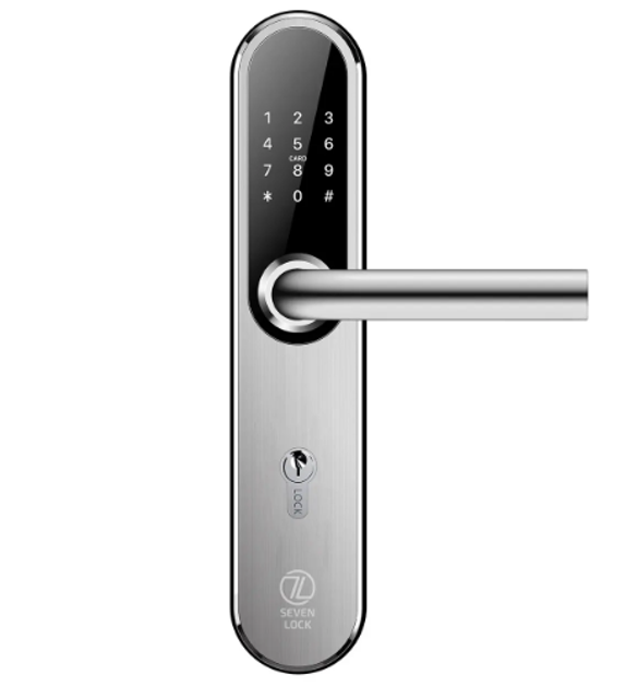 Умный дверной замок SEVEN LOCK SL-7768B silver – фото, отзывы ...