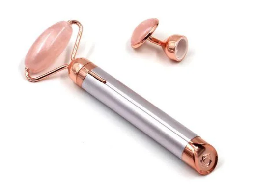 Массажер для лица роликовый Flawless Facial Roller 7112 Серый Батарейка АА (ICL44) - изображение 2