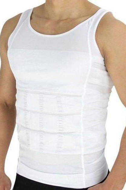 Корректирующая утягивающая майка для мужчин Белый Slim'n'lift for Men ...