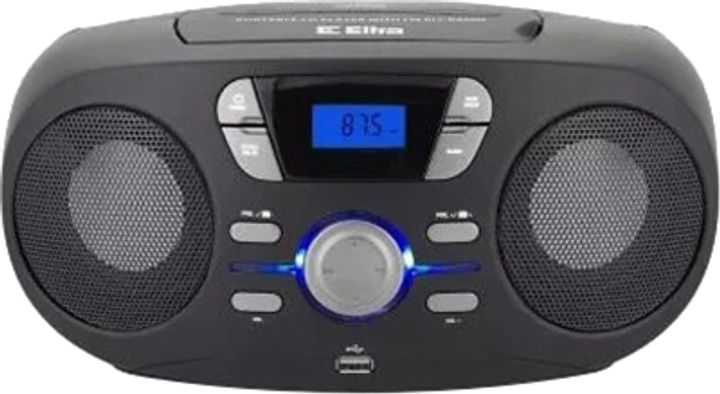 Radio Eltra INGA CD70 USB black (5907727028117) - obraz 1