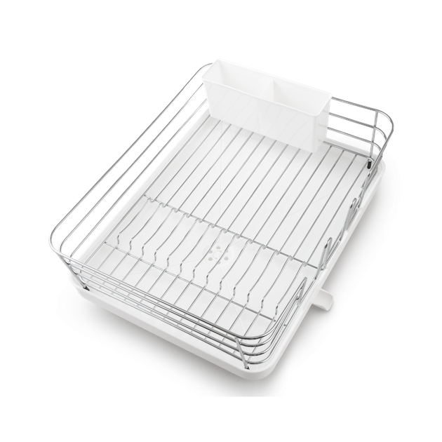 Сушка для посуды с органайзером MVM 39х30х12 см Белая (DR-02 WHITE) - изображение 3