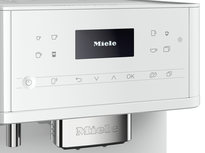 Кофемашина MIELE CM 6160 LOWS MilkPerfection White - изображение 7