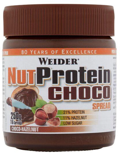 Odzywka bialkowa Weider Nut Protein Spread 250 g Czekoladowo-Orzechowa (8414192346891) - obraz 1