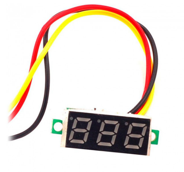 Вольтметр маленький 0,28-дюймовый красный 0-100V - изображение 2