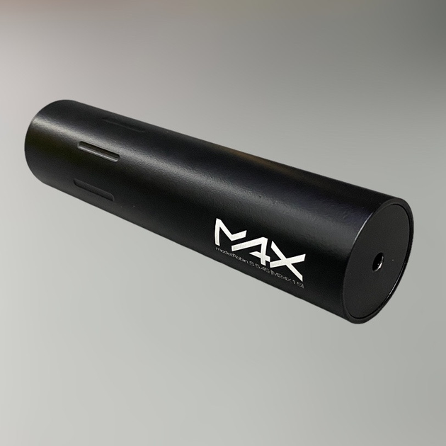 Глушитель MAX model.Robin_S 5.45 (Украина), резьба – М24×1.5, разборный, дюралюминий, саундмодератор АК-74 - изображение 1