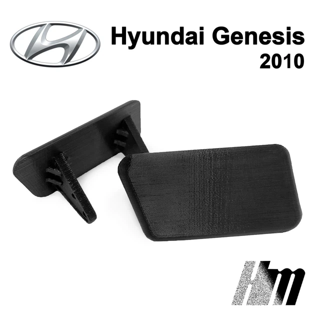 Заглушка кришки форсунки омивача фар Hyundai Genesis 2010 (пара) - зображення 2