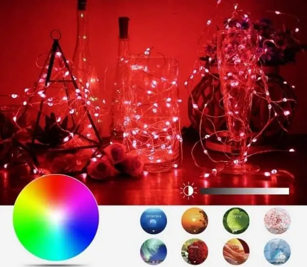 Гирлянда Наружная водонепроницаемая Пластик Bluetooth App Control String USB RGB (1639BTACSGRLNDC27) CLS55 - изображение 5