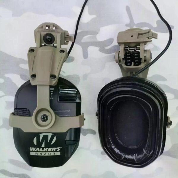 Кріплення адаптер Чебурашка на каску шолом для навушників Walker's Razor WK-ACH-26T tan - зображення 2