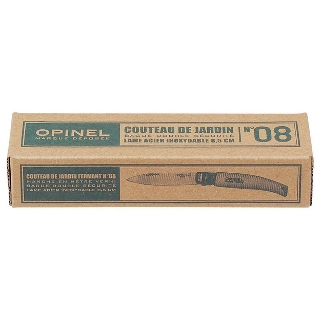 Нож складной Opinel inox 8 VRI тип Viroblock Длина клинка 85 мм - изображение 2