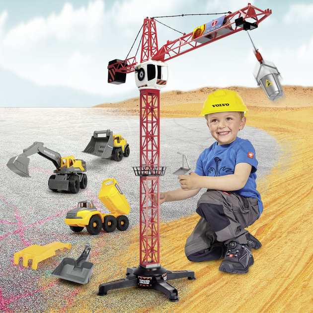 Dickie toys construction sales crane