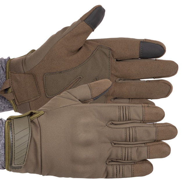 Перчатки тактические с закрытыми пальцами Zelart Military Rangers 9878 размер L Olive - изображение 1