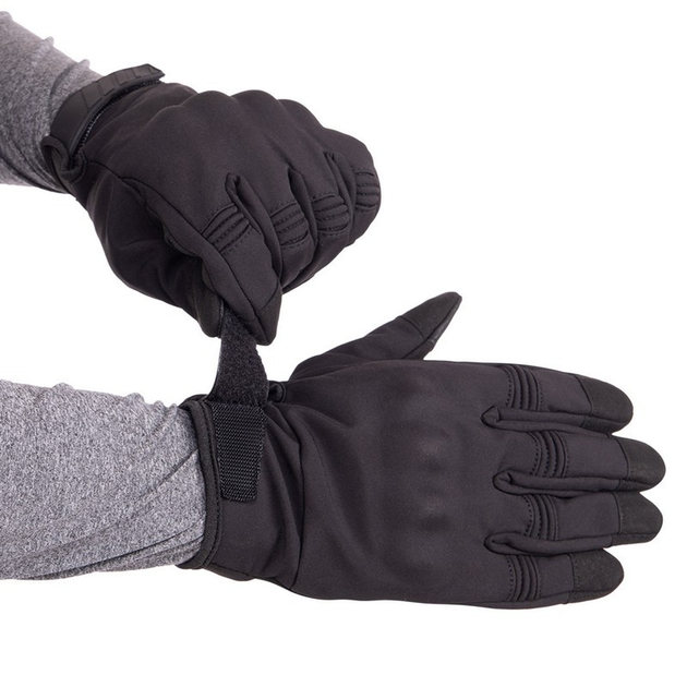 Перчатки тактические с закрытыми пальцами Zelart Military Rangers 9878 размер M Black - изображение 2