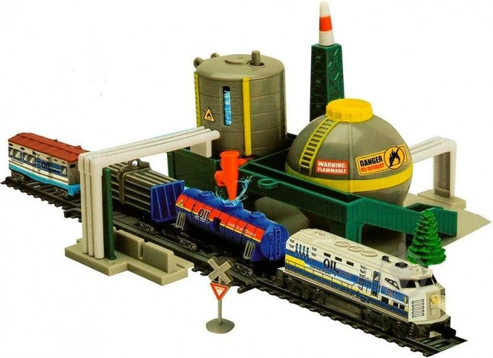 Детская железная дорога Power Train World с аквостанцией A-Toys