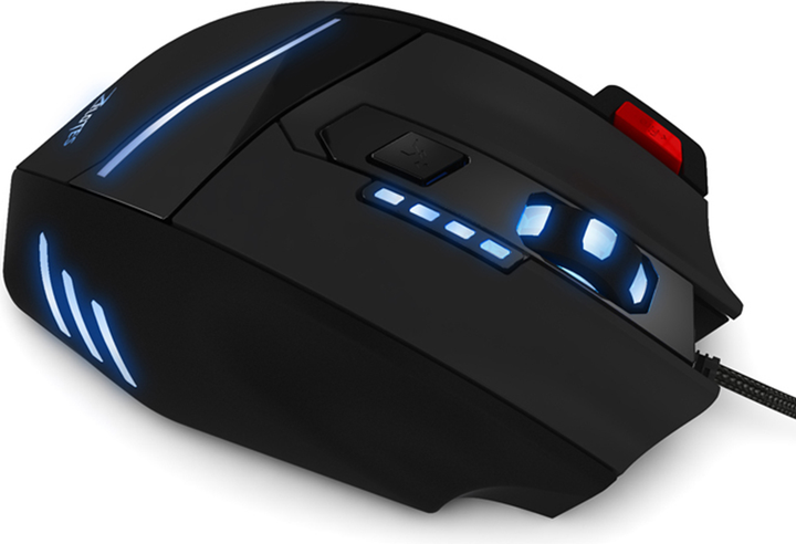 Мышь проводная игровая Zelotes Т-60 3200 точек/дюйм 7 кнопок покрытие Soft-touch (FKT-3215-9632) - изображение 6